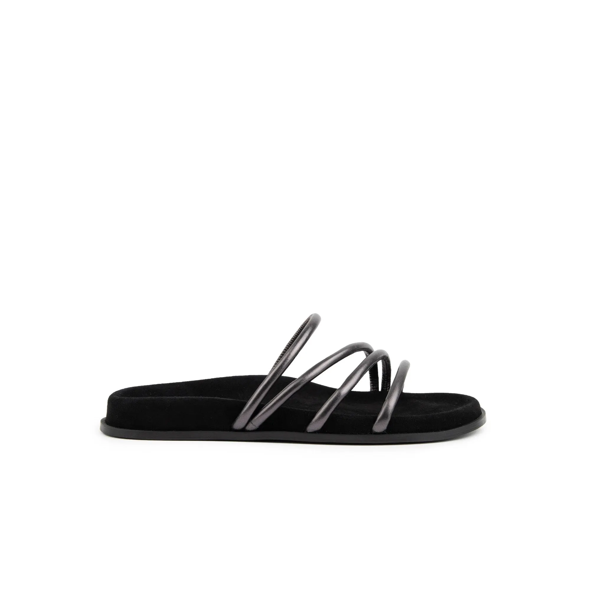 Milena Slides Gunmetal