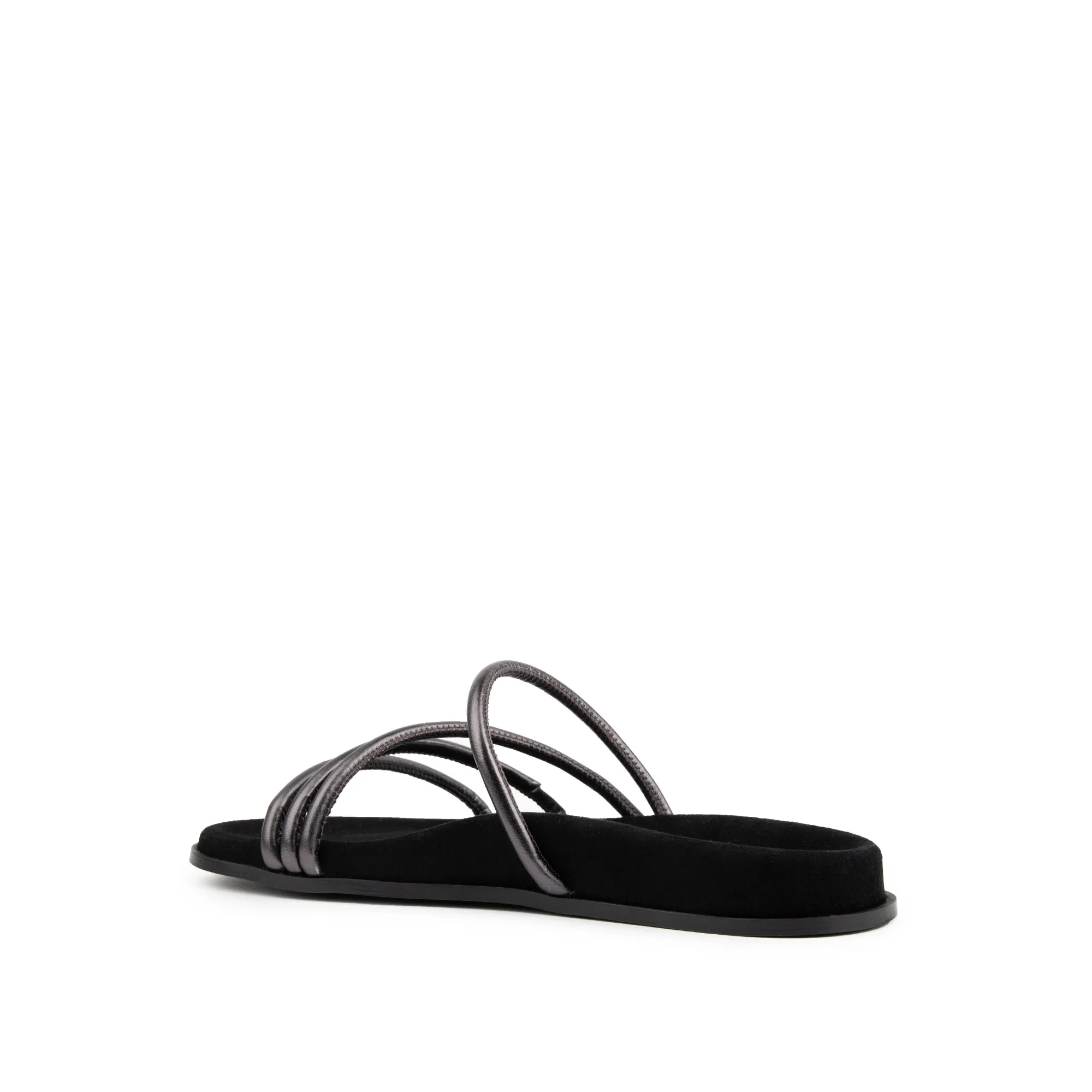 Milena Slides Gunmetal