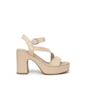 NeroGiardini Nude Platform Sandal