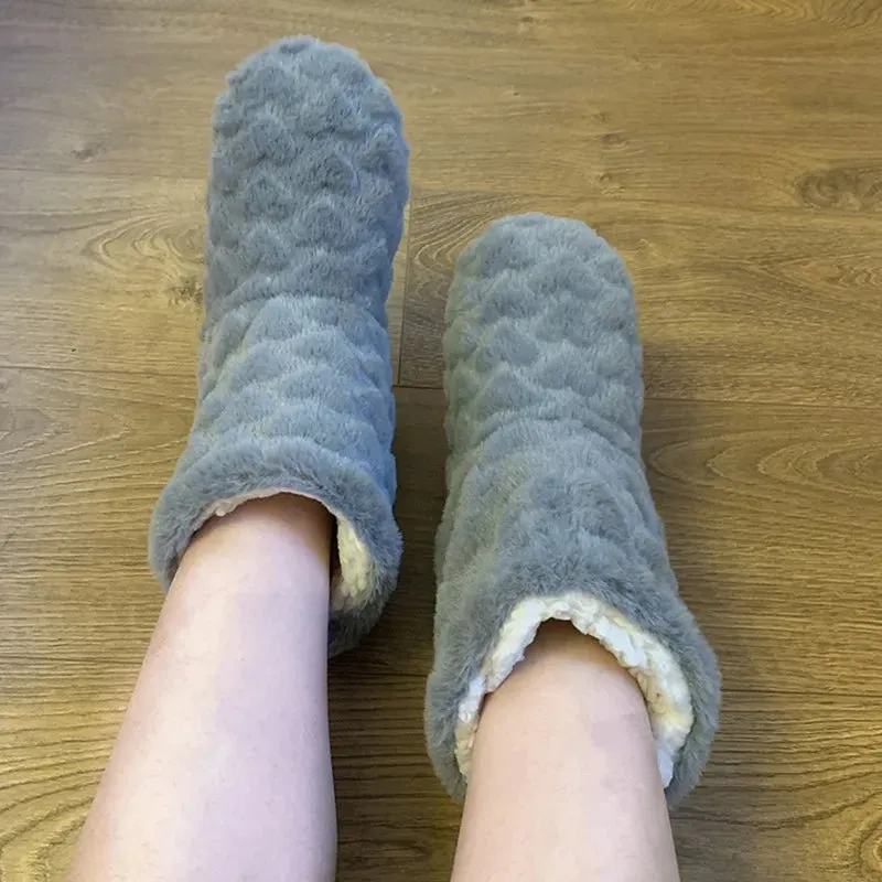 Plush Bootie Slippers