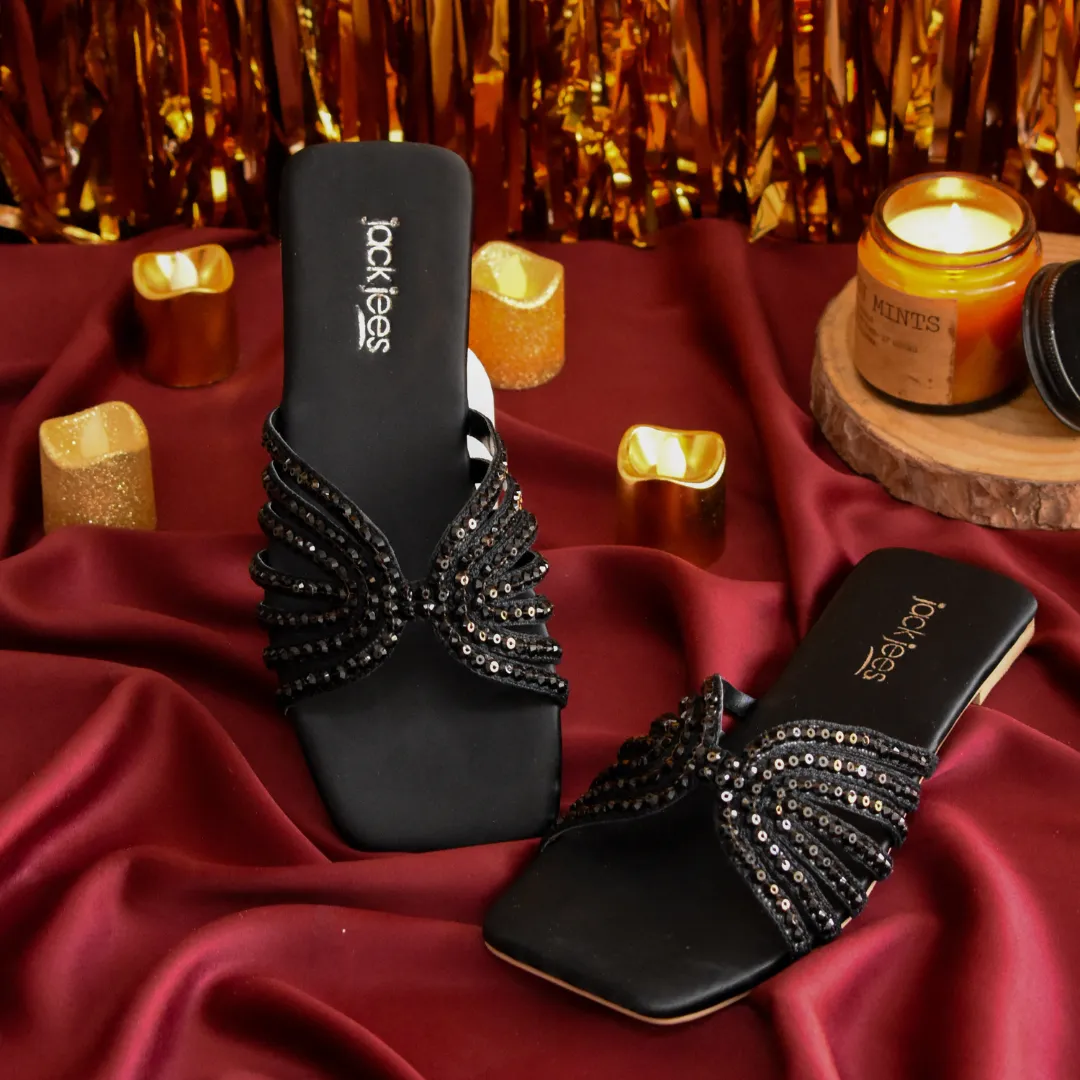 Soiree Flats black