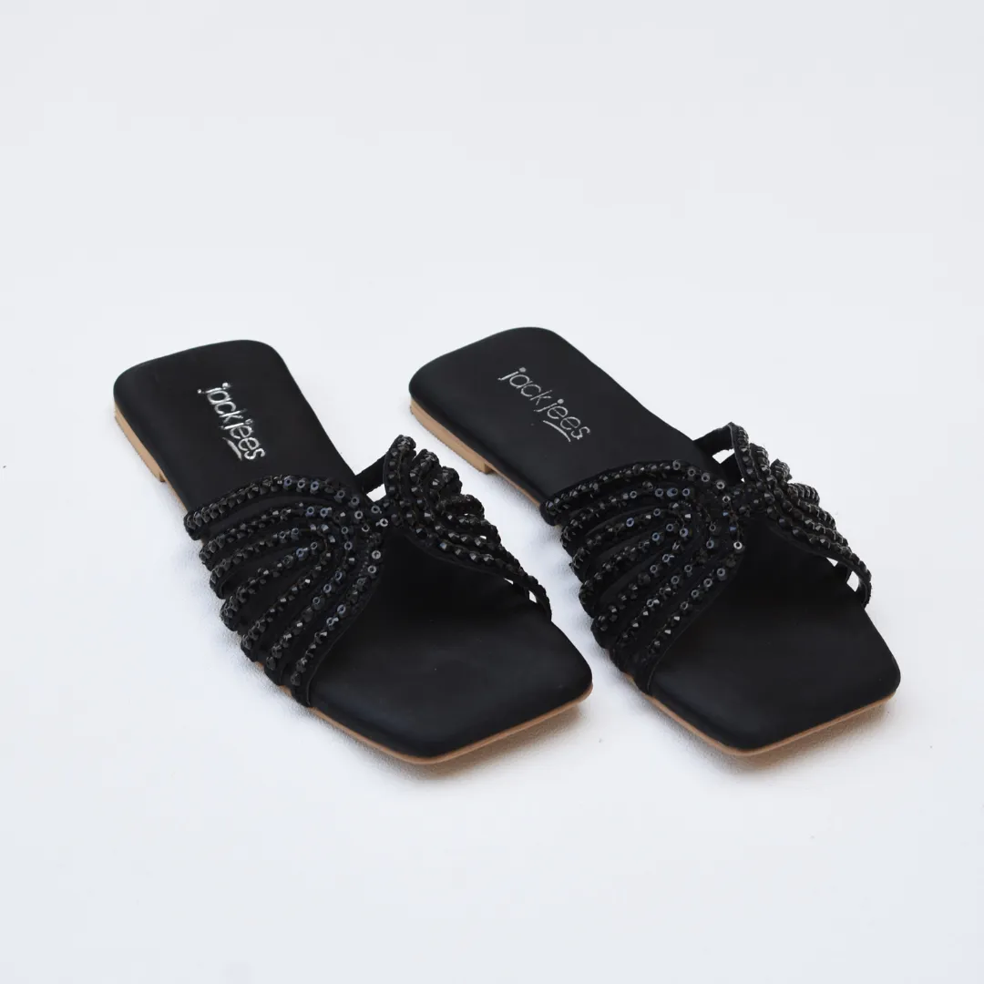 Soiree Flats black