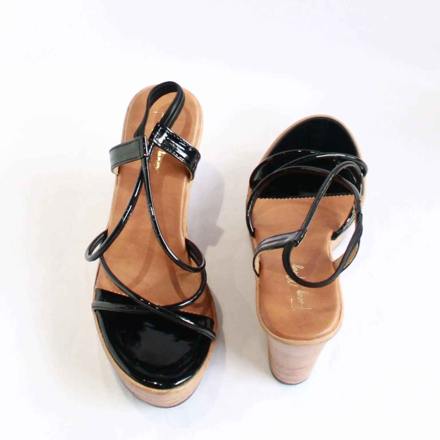 Strappy Wedges - Black
