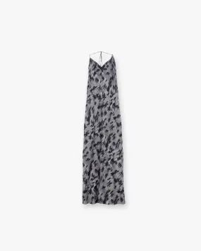 Street Shadow Dress - Dark Scenic Print
