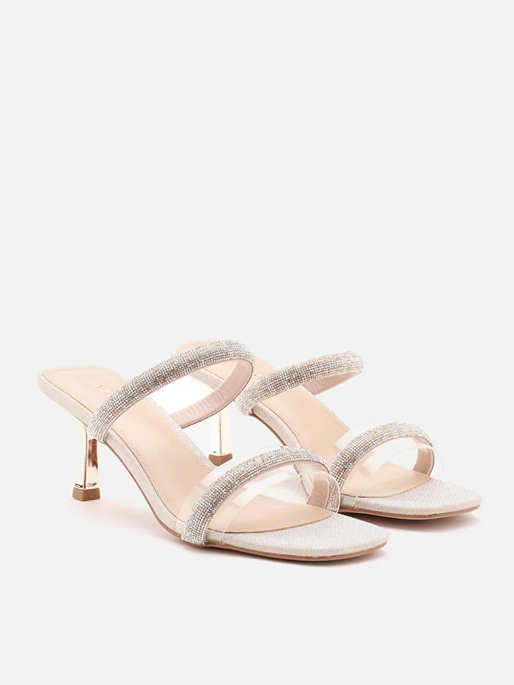 Sybil Crystal Embellished Heels