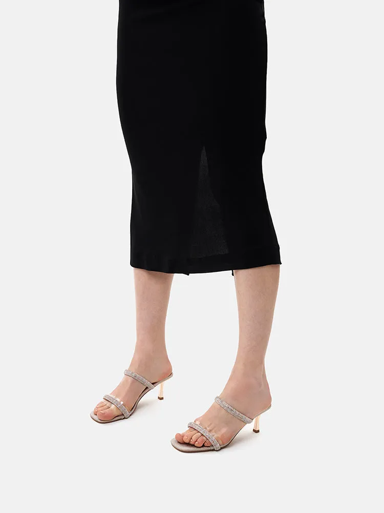 Sybil Crystal Embellished Heels