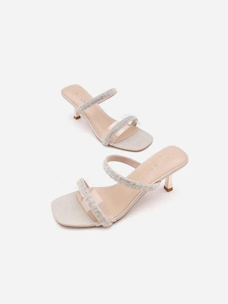 Sybil Crystal Embellished Heels