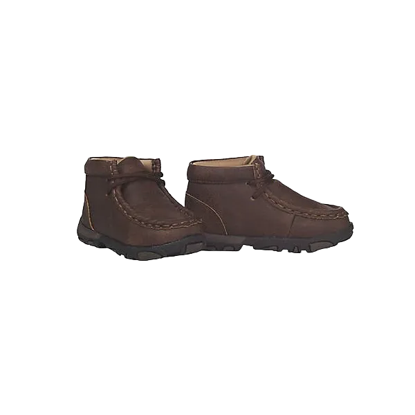 Twister Children's Oakley Brown Chukka Casual Lace-Up Shoes 446001702