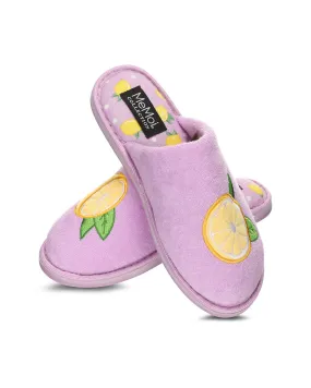 Women's Lemons Terry Slide Slippers